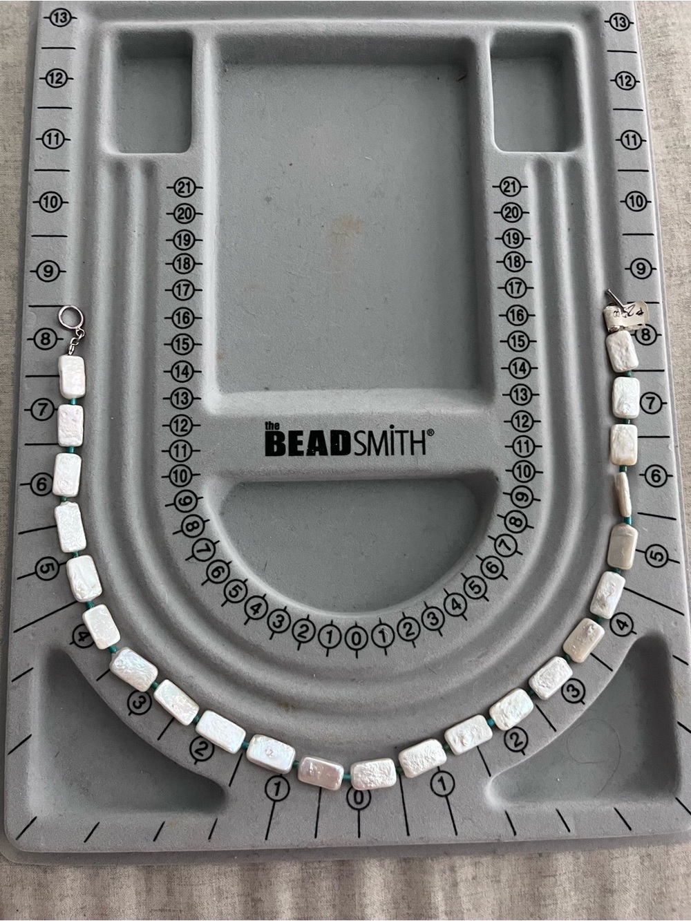 Classic White Freshwater Coin Pearl Necklace